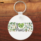 Porte-clés I Heart Plants keychain (Recto)