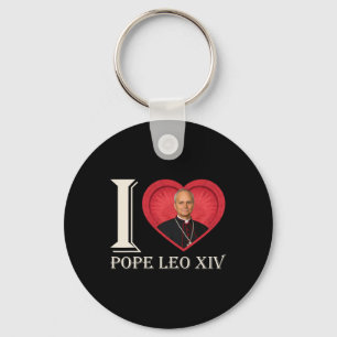 Porte-clés I Heart Pope Robert Francis Prevost Leo Xiv 267th