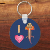 Porte-clés I Heart Salamander (Recto)