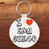 Porte-clés I Heart San Diego (Recto)