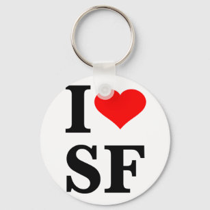Porte-clés I Heart San Francisco