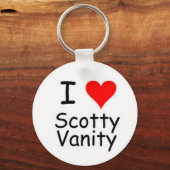 Porte-clés I Heart Scotty Vanity Porte - clé (Recto)