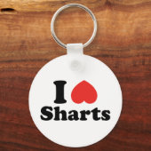 Porte-clés I Heart Sharts (Recto)