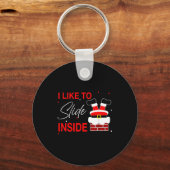 Porte-clés I Like To Slide Inside Funny Xmas Couple Unhinge P (Recto)