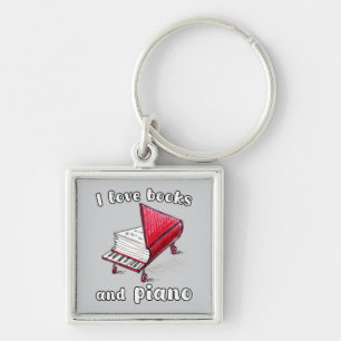 Porte-clés I Looks And Piano, Authentic Freehand Art