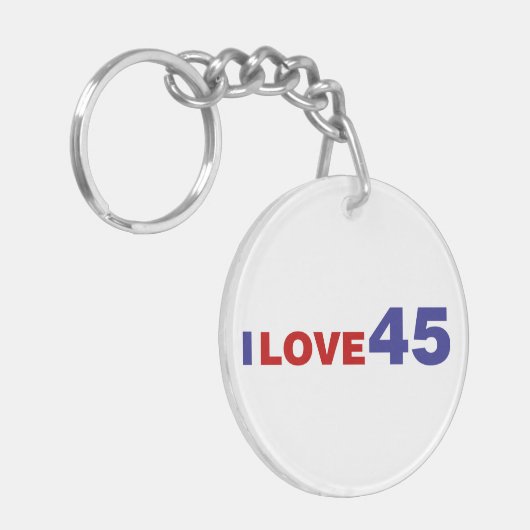 Porte-clés I Love 45 (Devant gauche)