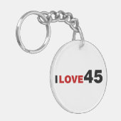 Porte-clés I Love 45 (Devant gauche)