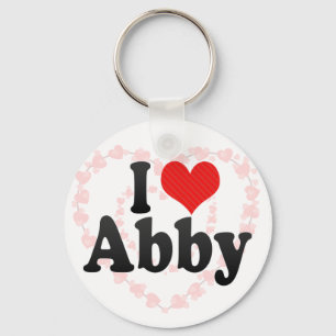 Porte-clés I Love Abby