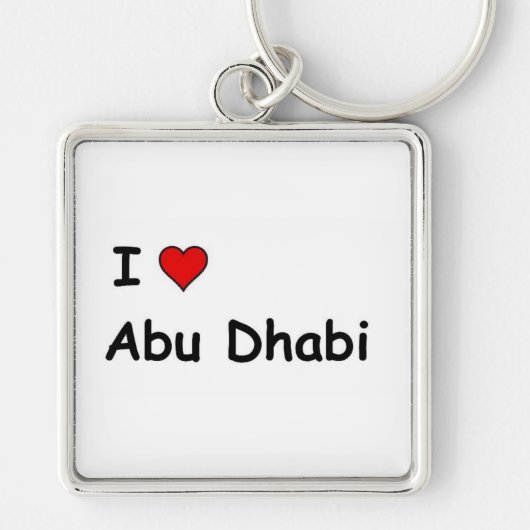 Porte-clés I Love Abu Dhabi (Devant)