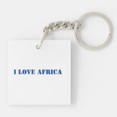Porte-clés I love Africa Baobab Tree photo (Dos)