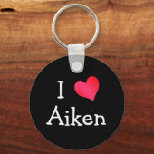 Porte-clés I Love Aiken (Recto)