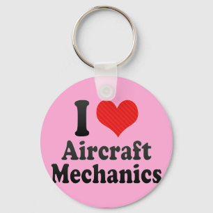 Porte-clés I Love Aircraft Mechanics