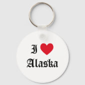 Porte-clés I Love Alaska (Recto)