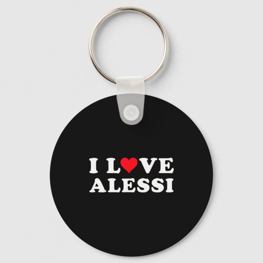 Porte-clés I Love Alessi Matching Girlfriend & Boyfriend (Recto)