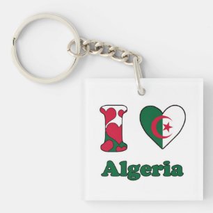 Porte-clés I love Algeria
