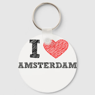 Porte-clés I Love Amsterdam