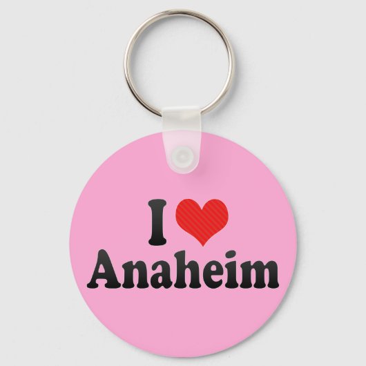 Porte-clés I Love Anaheim (Recto)