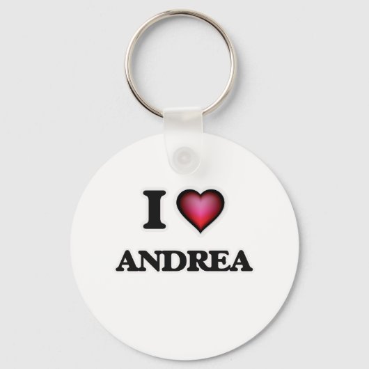 Porte-clés I Love Andrea (Recto)