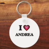 Porte-clés I Love Andrea (Recto)