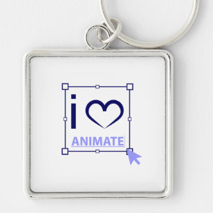 Porte-clés I Love Animate