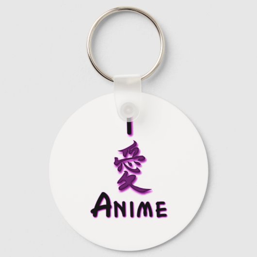 Porte-clés I Love Anime Porte - clé (Recto)