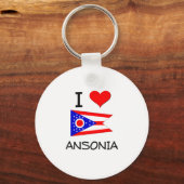 Porte-clés I Love Ansonia Ohio (Recto)