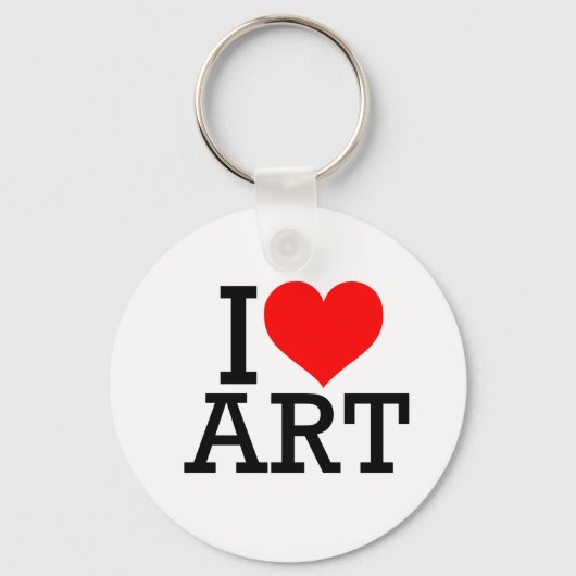 Porte-clés I Love Art Porte - clé (Recto)