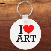 Porte-clés I Love Art Porte - clé (Recto)