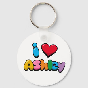 Porte-clés I Love Ashley