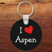 Porte-clés I Love Aspen (Recto)