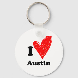 Porte-clés I Love Austin