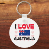 Porte-clés I Love Australia (Recto)