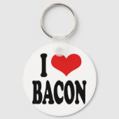 Porte-clés I Love Bacon (Recto)