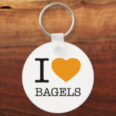 PORTE-CLÉS I LOVE BAGELS (Recto)