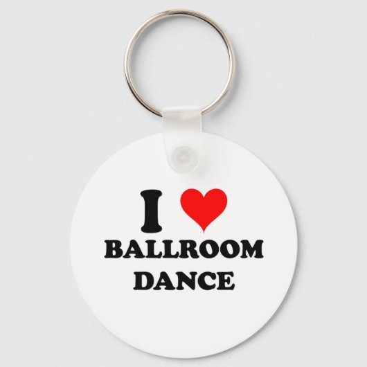 Porte-clés I Love Ballroom Dance (Recto)