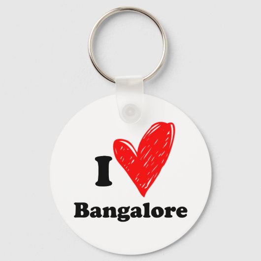 Porte-clés I Love Bangalore (Recto)