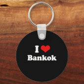Porte-clés I Love Bangkok Tshirt blanc Tshirt (Recto)