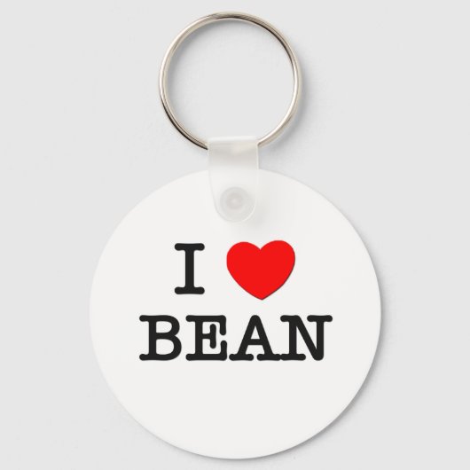 Porte-clés I Love Bean (Recto)