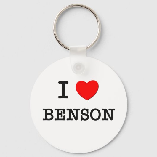 Porte-clés I Love Benson (Recto)
