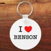 Porte-clés I Love Benson (Recto)