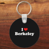 Porte-clés I Love Berkeley Tshirt blanc (Recto)