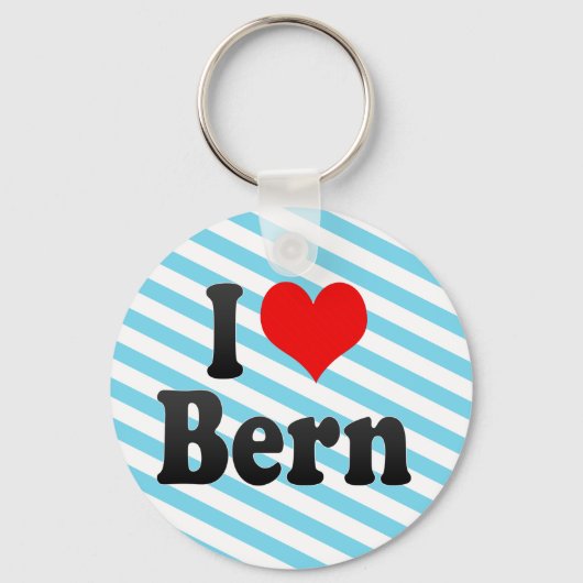 Porte-clés I Love Bern, Suisse (Recto)