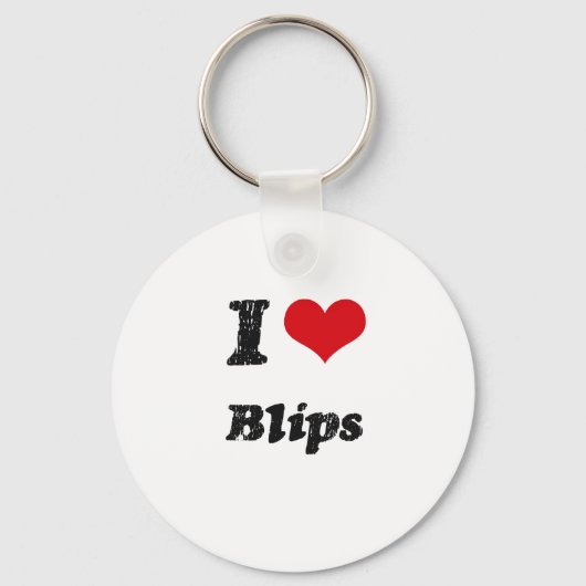 Porte-clés I Love BLIPS (Recto)