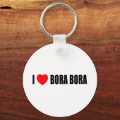Porte-clés I Love Bora Bora (Recto)