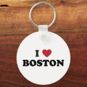 Porte-clés I Love Boston Massachusetts (Recto)