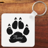 Porte-clés I Love Boston Terriers Personnalisé (Verso)