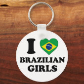 Porte-clés I love Brazilian girl (Recto)