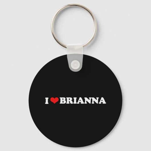 PORTE-CLÉS I LOVE BRIANNA (Recto)
