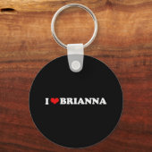 PORTE-CLÉS I LOVE BRIANNA (Recto)