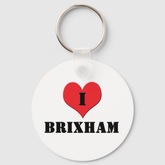 Porte-clés I Love Brixham (Recto)